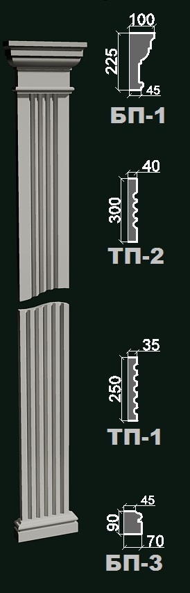 Фасадний карниз К 1